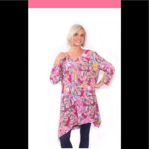 NEW💐SIMPLY SOUTHERN “ LEAVES” TUNIC💐 size XL
